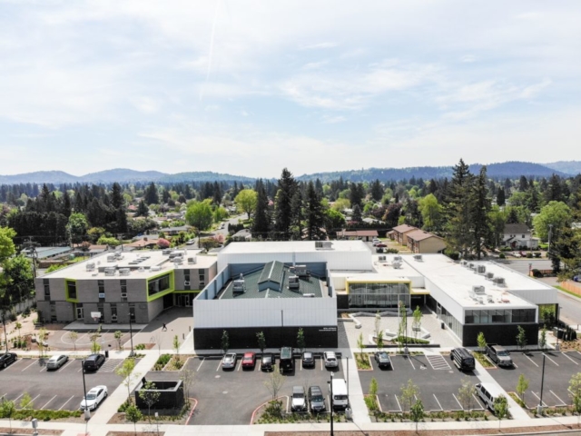 drone photo of boys and girls club