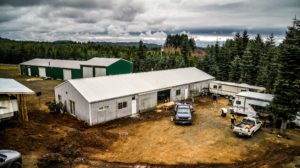 Aerial photo of commercial building in Silver Falls, Oregon